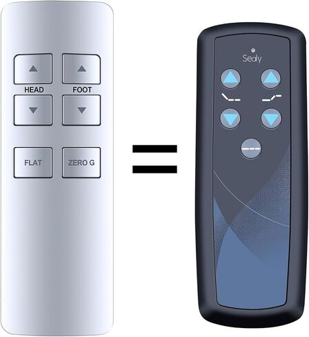 جهاز تحكم عن بعد بديل RF358C متوافق مع Ease 1.0، لأسرّة Tempur-Pedic Ease 2.0 القابلة للتعديل in Kuwait