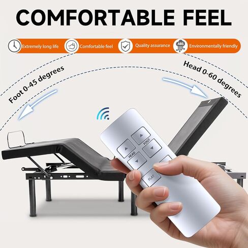جهاز تحكم عن بعد بديل RF358C متوافق مع Ease 1.0، لأسرّة Tempur-Pedic Ease 2.0 القابلة للتعديل in Kuwait