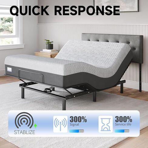 جهاز تحكم عن بعد بديل RF358C متوافق مع Ease 1.0، لأسرّة Tempur-Pedic Ease 2.0 القابلة للتعديل in Kuwait