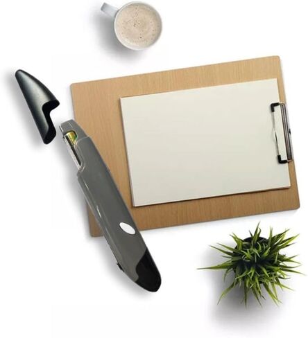 Wireless Optical Presenter Pen Mouse, 2.4GHz Presenter Vertical Pen Mouse Game Computer Accessories(Grey-Bluetooth) in Kuwait