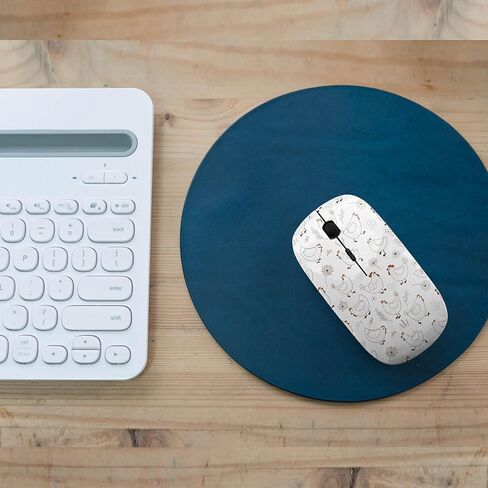 ماوس USB لاسلكي بسرعة 2.4 جيجا هرتز، نمط كرتوني الدجاج، فأرة كمبيوتر نحيفة مريحة للأطفال in Kuwait
