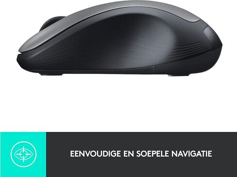 Logitech M310 Wireless Mouse, 2.4 GHz with USB Nano Receiver, 1000 DPI Optical Tracking, 18 Month Life Battery, PC/Mac/Laptop - Silver Grey (Renewed) in Kuwait