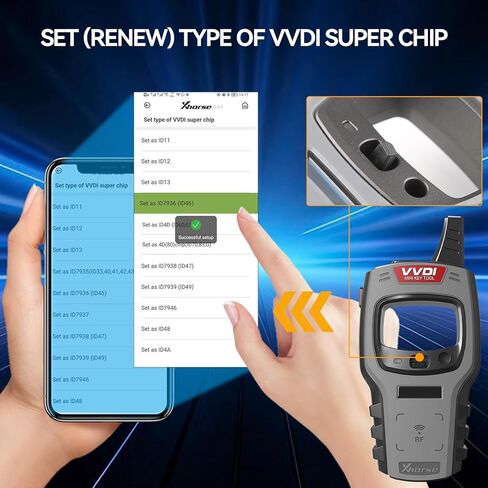 Xhorse Super Chip، XHORSE XT57B XDCST3EN VVDI Super Transponder يدعم 7935، ID11، 12، 13، 46، 47، 48، 49، 4A وM-Q-B48 (حزمة من 10) in Kuwait