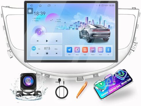 لسيارة Hyundai Genesis 2009-2014 CarPlay Android Auto Navigation Stereo GPS Radio Reverse Camera Display 13.1 بوصة QLED Touchscreen Headunit Tablet Media Player، إذا كان ذلك ممكنًا، Octa Core 6G+128G in Kuwait
