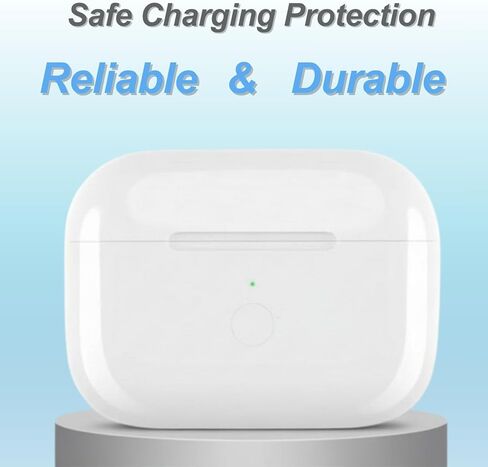 حافظة شحن بديلة لأجهزة AirPod Pro 2 والجيل الأول، حافظات شحن لاسلكية متوافقة مع AirPod Pro 1st / 2nd، شحن سلكي ولاسلكي، مزامنة اقتران بلوتوث، منفذ USB C in Kuwait