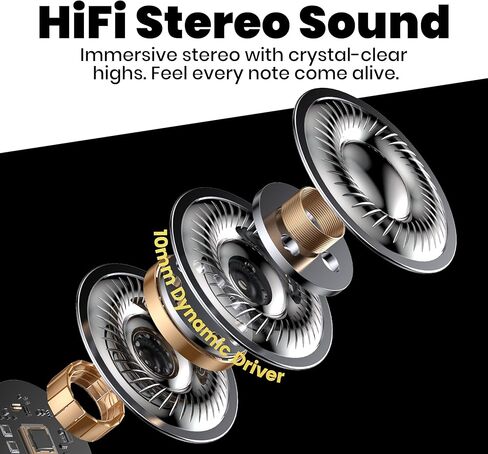 سماعات رأس داخل الأذن، سماعات أذن سلكية HiFi IEM، سماعات عازلة للصوت العميق مع محول USB C إلى 3.5 مم وكابل ثنائي الدبوس قابل للفصل للمغني/الموسيقيين/قارعي الطبول in Kuwait
