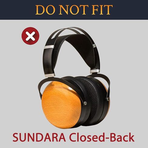 SOULWIT Cooling Gel Earpads Replacement for HIFIMAN SUNDARA/HE400(HE400se/i/S)/HE560(HE560i)/HE500/HE300/HE350/HE3/HE5/HE6 Headphones, Ear Pads Cushions with High-Density Memory Foam - Black in Kuwait