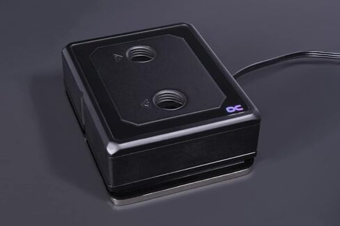 كتلة مياه وحدة المعالجة المركزية Alphacool Eisblock XPX Pro Aurora كاملة من النحاس مع ورقة KryoSheet الحرارية (33x33 مم) لحزمة وحدة المعالجة المركزية AMD AM5، أسود in Kuwait