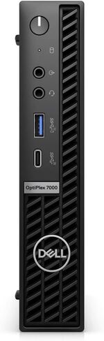 كمبيوتر ديل اوبتيبليكس 7000 مايكرو بي سي، ويندوز 11 برو، انتل كور i5-12500T، ذاكرة الوصول العشوائي 16 جيجا، 512 جيجا اس اس دي، واي فاي، BT (متجدد) i5 MFF Mini Desktop in Kuwait