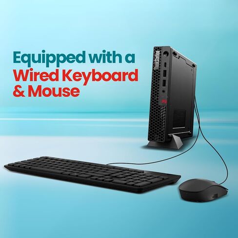 محطة عمل Lenovo ThinkStation P3 Tiny Mini Desktop، Intel Core i5-14500 Vpro، ذاكرة الوصول العشوائي DDR5 سعة 16 جيجابايت، SSD 512 جيجابايت NVMe، Win 11 Pro، محطة عمل Wi-Fi 6 Mini PC للهندسة والأعمال والمكتب in Kuwait