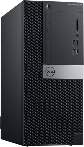ديل اوبتيبليكس 7070-T، كور i5-9500 3.0 جيجاهيرتز، 16 جيجا رام، 256 جيجا NVMe، ويندوز 11 برو 64 بت، DVDRW، (متجدد) in Kuwait