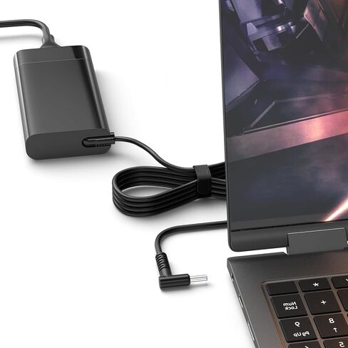 محول تيار متردد 135 وات متوافق مع HP Spectre X360 15 15T 16 Omen 15 17 Pavilion Gaming 15 Envy Touchsmart 14 15 M7 L15534-001 M85390-002 L15534-101 سلك إمداد الطاقة in Kuwait
