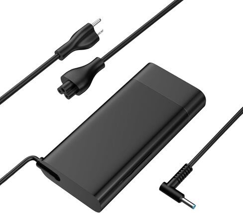 محول تيار متردد 135 وات متوافق مع HP Spectre X360 15 15T 16 Omen 15 17 Pavilion Gaming 15 Envy Touchsmart 14 15 M7 L15534-001 M85390-002 L15534-101 سلك إمداد الطاقة in Kuwait