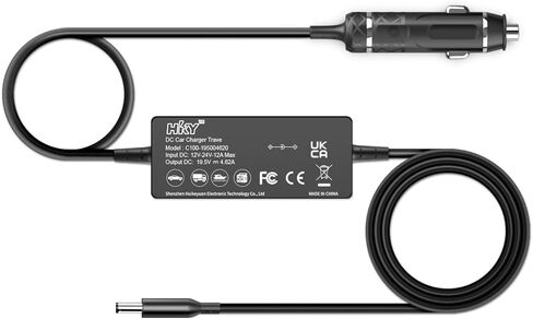 HKY for Dell Laptop Car Charger 4.5mm Barrel 90W 65W 45W DC Power Adapter Cord for DELL Inspiron 17 15 14 13 3000 5000 7000 2-in-1/Latitude Rugged/OptiPlex Micro/Vostro 15 14 13/XPS 13 12 11 Series in Kuwait