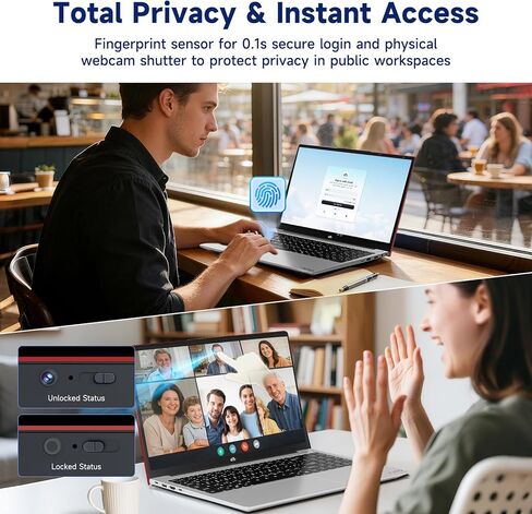 كمبيوتر محمول NIMO مقاس 15.6 بوصة IPS FHD-Student، وذاكرة وصول عشوائي 8 جيجابايت وذاكرة وصول عشوائي 256 جيجابايت SSD N150 (Beat to i3-10110U، 4 مراكز تصل إلى 3.6 جيجا هرتز) كمبيوتر مع ضمان لمدة عامين، 65 وات من النوع C، بصمة الإصبع، لوحة مفاتيح بإضاءة خلف in Kuwait