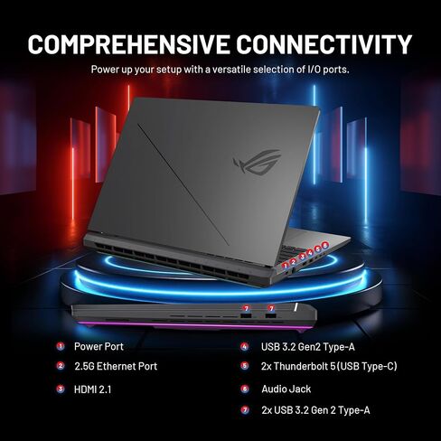 ASUS ROG Strix G18 18" 2.5K 240Hz Gaming Laptop, Intel Ultra 9 275HX, NVIDIA GeForce RTX 5060, 64GB DDR5, 5TB Storage (4TB SSD&1TB Docking Station Set), Backlit Keyboard, Wi-Fi 7, Win 11 Pro, Gray in Kuwait