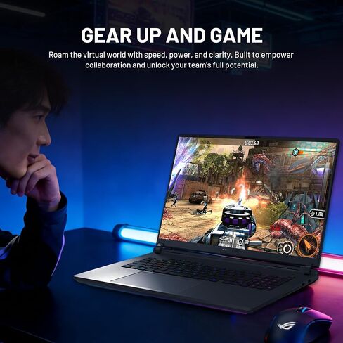 ASUS ROG Strix G18 18" 2.5K 240Hz Gaming Laptop, Intel Ultra 9 275HX, NVIDIA GeForce RTX 5060, 64GB DDR5, 5TB Storage (4TB SSD&1TB Docking Station Set), Backlit Keyboard, Wi-Fi 7, Win 11 Pro, Gray in Kuwait