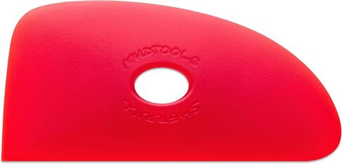 Mudtools Polymer Rib Red Size 4 Very Soft - Triple Radius - Ceramics, Pottery, Clay - R4 in Saudi Arabia