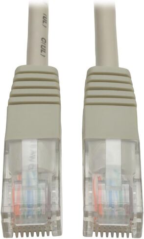 كابل توصيل تريب لايت كات 5 إي 350 ميجا هرتز (RJ45 M/M) - رمادي، 14 قدم (N002-014-GY) in Kuwait
