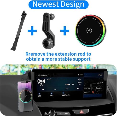 حامل هاتف مغناطيسي للسيارة Acura RDX 2019 2020 2021 2022 2023 2024 2025 2026 ملحقات السيارات الداخلية أفضل حامل للهاتف المحمول سريع 15 واط شاحن لاسلكي للهواتف المحمولة حامل شاشة الشحن in Kuwait