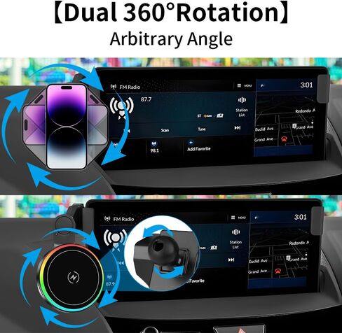 حامل هاتف مغناطيسي للسيارة Acura RDX 2019 2020 2021 2022 2023 2024 2025 2026 ملحقات السيارات الداخلية أفضل حامل للهاتف المحمول سريع 15 واط شاحن لاسلكي للهواتف المحمولة حامل شاشة الشحن in Kuwait