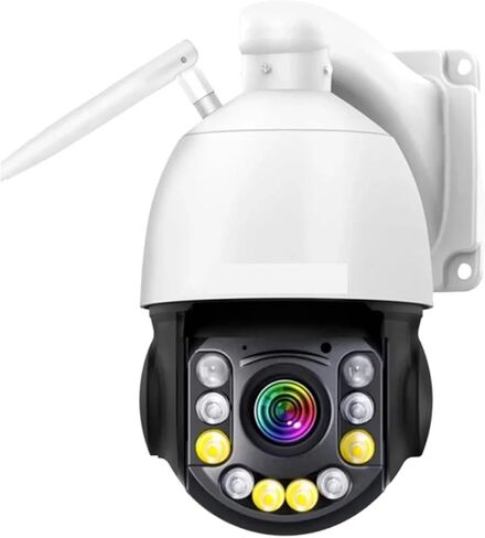 50X Optical Zoom 8MP 4K PTZ IP Camera Wifi CCTV Outdoor AI Human Tracking Two-Way Audio POE Surveillance IP Camera(UK Plug,50X WIFI No Card) in Kuwait