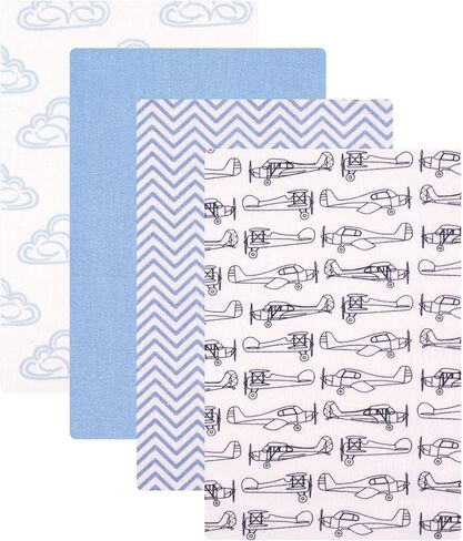 Hudson Baby Unisex Baby Cotton Flannel Receiving Blankets, Butterflies, One Size in Saudi Arabia