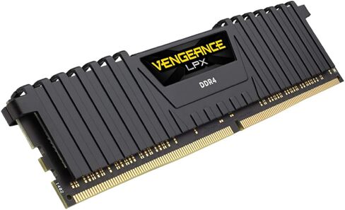 كورسير فينجينس LPX 16 جيجابايت (2x8 جيجابايت) DDR4 3200 C16 1.35V - ذاكرة الكمبيوتر الشخصي CMK16GX4M2D3200C16 أسود in Kuwait
