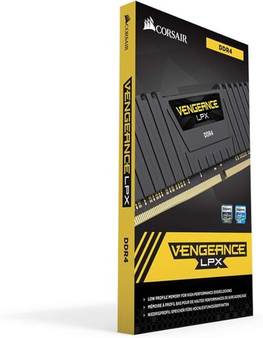 كورسير فينجينس LPX 16 جيجابايت (2x8 جيجابايت) DDR4 3200 C16 1.35V - ذاكرة الكمبيوتر الشخصي CMK16GX4M2D3200C16 أسود in Kuwait
