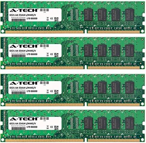 A-Tech 32GB KIT (4 x 8GB) for HP-Compaq Pro Desktop Series 6200 (Microtower) 6200 (Small Form Factor). DIMM DDR3 Non-ECC PC3-10600 1333MHz RAM Memory. in Kuwait