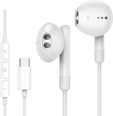 USB-C Headphones for Moto G Stylus 2025/Moto G Power 2025/Moto G 2024/Moto G15, USB C Wired Earphones with Mic & Remote Control Noise Cancelling Type C Earphones, Wired Earbuds in Kuwait