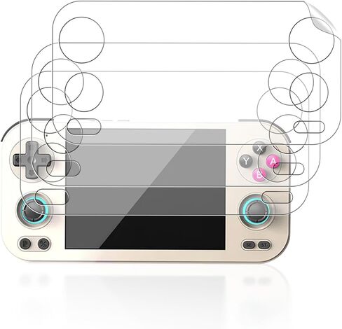 3 pack Screen Protector for Anbernic RG476H Handheld Game Console, Clear, Flex Film, Case Friendly,for Anbernic RG476H,HD Clarity in Kuwait