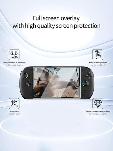 Screen Protector for OneXPlayer OneXFly Apex 8-Inch Gaming Handheld, Anti-Scratch 9H Hardness Tempered Glass Flim,Touch Sensitive Edges Bubble Free Easy to Install,HD Clear,1 Pack in Kuwait