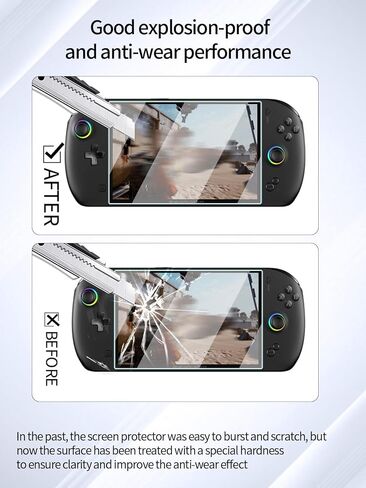 Screen Protector for OneXPlayer OneXFly Apex 8-Inch Gaming Handheld, Anti-Scratch 9H Hardness Tempered Glass Flim,Touch Sensitive Edges Bubble Free Easy to Install,HD Clear,1 Pack in Kuwait