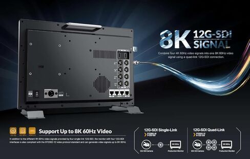 LILLIPUT Q10 10.1 بوصة HDMI 2.0 12G-SDI 3G-SDI 3D LUT HDR Waveform 1500nits شاشة عالية السطوع على الكاميرا لبث الفيديو in Saudi Arabia
