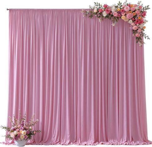 10 x 10ft Navy Blue Backdrop Curtains, Navy Wrinkle Free Draping Fabric Wedding Birthday Baby Bridal Shower Graduation Party Drapes for Backdrop Photography Photo Booth Background Decoration in Kuwait