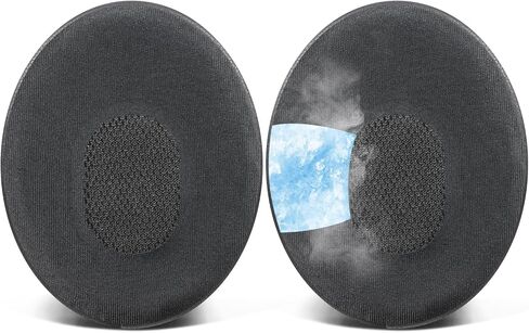 وسائد أذن بديلة احترافية من جل التبريد من SOULWIT لسماعات الرأس Bose QuietComfort(QC) 3 وOE1، ووسائد الأذن مع رغوة عزل الضوضاء عالية الكثافة - أسود in Kuwait