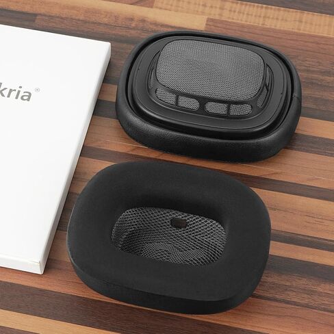 وسائد أذن بديلة من جل التبريد الرياضي من Geekria لأجهزة Apple AirPods MAX (A3184) (A2096) وسائد أذن لسماعات الرأس وقطع إصلاح (أسود) in Kuwait