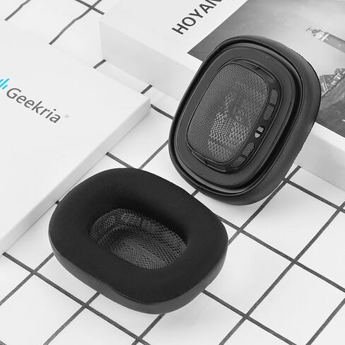 وسائد أذن بديلة من جل التبريد الرياضي من Geekria لأجهزة Apple AirPods MAX (A3184) (A2096) وسائد أذن لسماعات الرأس وقطع إصلاح (أسود) in Kuwait