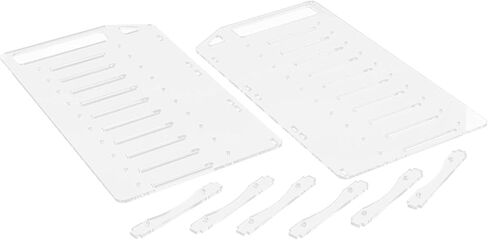 حامل القرص الصلب YJY10F 3 5 بوصة فاصل أكريليك شفاف حامل تجميع DIY وصلب 8 سم يمكن لمحرك الأقراص حامل القرص الجديد ذو العشرة بوصات HDD in Kuwait