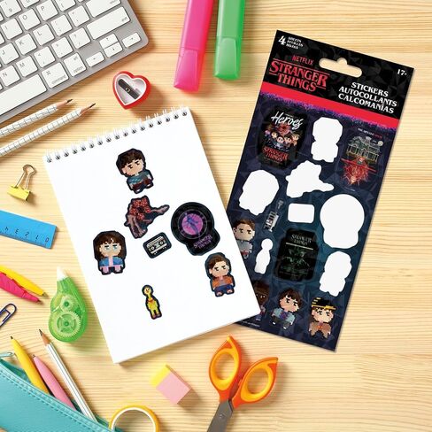 Stranger Things 5 ​​- ملصق Pixel Friends Forever القياسي - 4 ورقات in Kuwait