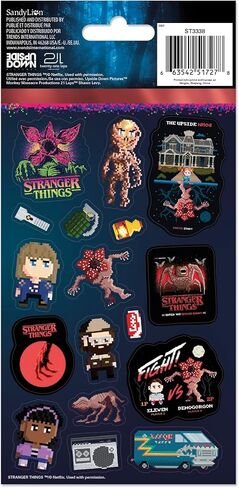 Stranger Things 5 ​​- ملصق Pixel Friends Forever القياسي - 4 ورقات in Kuwait