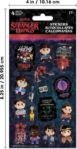Stranger Things 5 ​​- ملصق Pixel Friends Forever القياسي - 4 ورقات in Kuwait