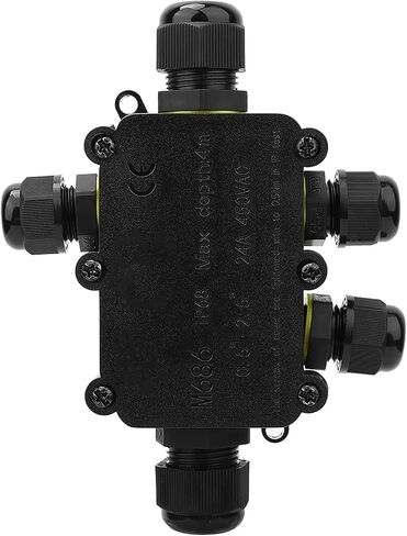 Kikumi IP68 Electronic Enclosure Coupling Box, Plastic Coupling Box, 5M, Underwater Connection, Cable Box T100, 450VAC, 24A, UL94V, 2 (Five Left) in Saudi Arabia