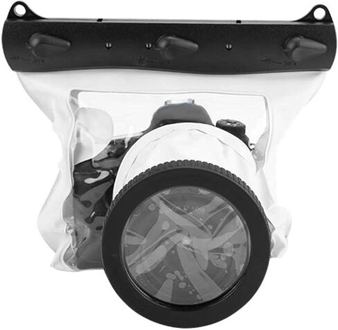 Dioche Underwater Camera Case Housing for Diving Up to 20M Protective Bag for and Most DSLRs Secure Gear for Outdoor Adventures (White) in Kuwait