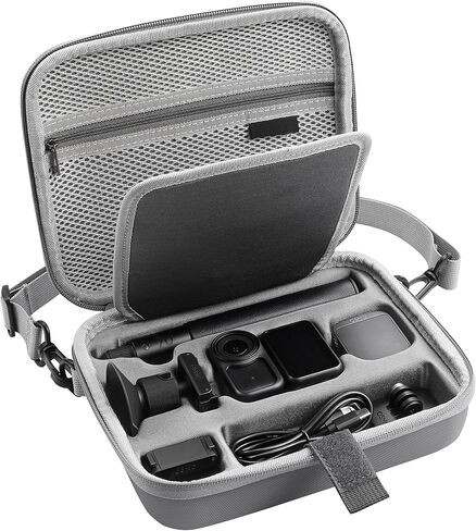 Osmo NANO Carrying Case Portable PU Travel Bag for DJI Nano for Xtra Atto Magnetic Ball Joint Adapter Mount Storage Shoulder Case for DJI OM70 Selfie Stick Accessories(Only Case) in Kuwait