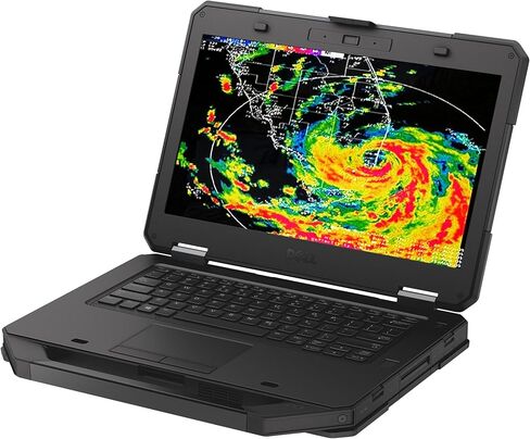 كمبيوتر محمول Dell Latitude Rugged 5414 مقاس 14 بوصة، كور i5-6300U، 256 جيجا SSD، 16 جيجا رام، لوحة مفاتيح بإضاءة خلفية، HDMI، VGA، Windows 11 Pro، أسود (متجدد) in Kuwait