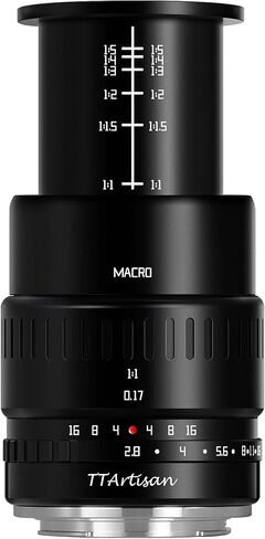 TTArtisan 40mm F2.8 Macro Lens APS-C 1:1 Magnification Macro Lens Manual Focus Lens Compatible with Olympus M4/3 Mount Cameras EPM1、EPM2、EPL1、EPL2、EPL3、G1 G2 G3 G5 G6 G7 in Kuwait