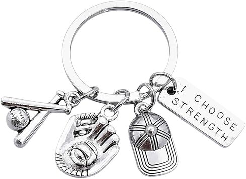 Sports Volleyball Football Baseball Keychains for Women Men,Sport Charm Set Keychains Accessories Gifts For Key Ring in Saudi Arabia
