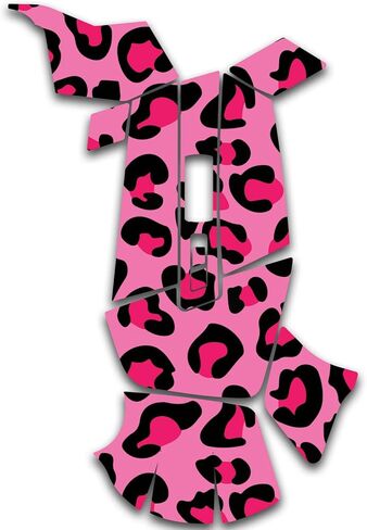 غلاف MightySkins متوافق مع Logitech G502 X Plus - Pink Leopard | غطاء ملتف واقٍ ومتين وفريد ​​من نوعه من الفينيل | سهل التطبيق والإزالة وتغيير الأنماط | صنع في الولايات المتحدة الأمريكية in Kuwait